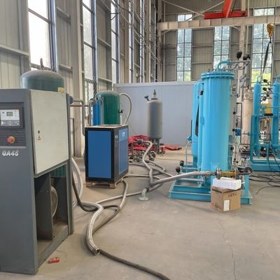 Vervaardiging van een PSA-medicijnzuurstofgenerator op een skid goedgekeurd volgens ISO13485.