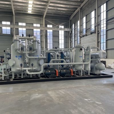 Automatisch werkend systeem voor het terugwinnen van hoog gerecycleerd gas voor warmtebehandeling