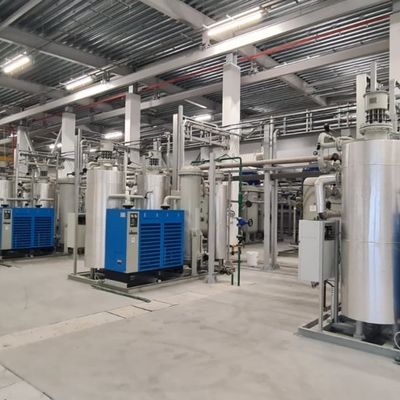Machine voor het maken van stikstofgas met een lage stroomverbruik zonder waterstof