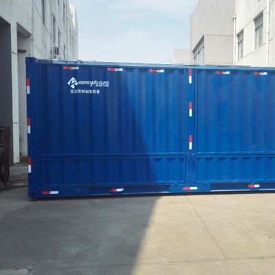 ISO-container voor scheepvaart met 99% zuiverheid stikstofgasproductie-installatie