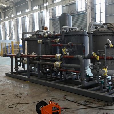 Nitrogeenluchtgenerator op locatie met hogedrukcompressor