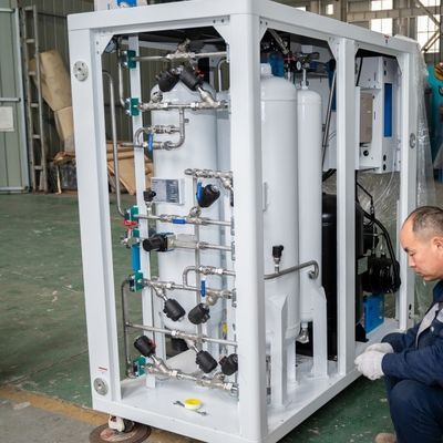 Online monitor van zuiverheid van roestvrij staal stikstof- en waterstofgasmixer 10Nm3/uur Capaciteit