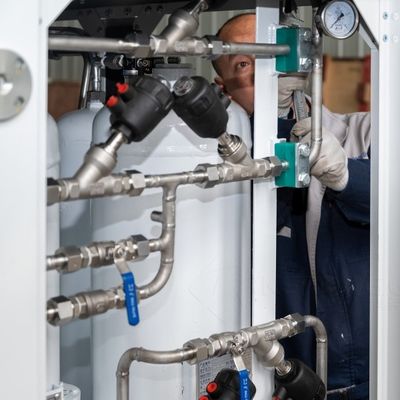 Compacte grootte explosiebestendige gasmixer met verstelbare verhouding van roestvrij staal
