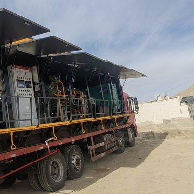 Mobiele membraanseparatie stikstofgenerator met dieseluchtcompressor
