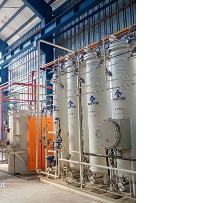 Ammoniakdissociatie-eenheid met een laag watergehalte en een uitlaatdruk van 7 bar