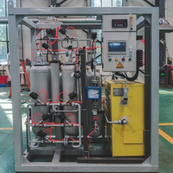 Compacte grootte Draagbare inerte gas industriële gas droger machine Hoog efficiënt