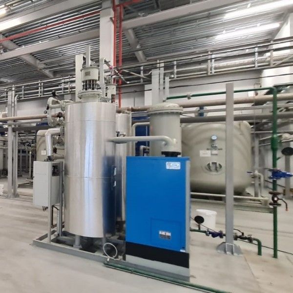PSA-type 50NM3HR-machine voor het maken van stikstofgas van hoge zuiverheid voor ijzer en staal