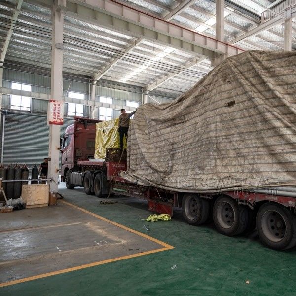 Stikstofgenerator voor lasersnijden met een vulstation van 200 bar