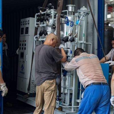 Lange levensduur gegarandeerd op locatie stikstofgasreiniger met CE-certificaat