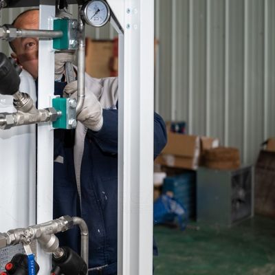 5%~35% verstelbare waterstof- en stikstofgasmixer van roestvrij staal materiaal 10000Nm3/uur